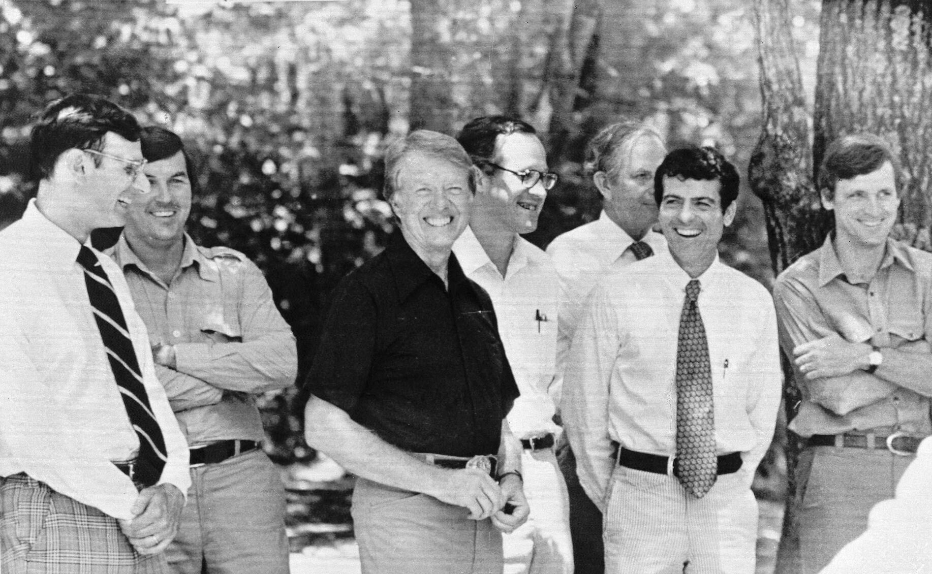 Jimmy Carter, James Earl Carter, Stuart Eisenstat, Hamilton Jordan, Dick Moe, Charles Kirbo, Jack Watson, Landon Butler